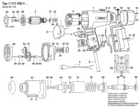 Bosch 0 601 432 001 ---- Impact Wrench Spare Parts